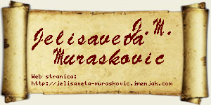 Jelisaveta Murašković vizit kartica
